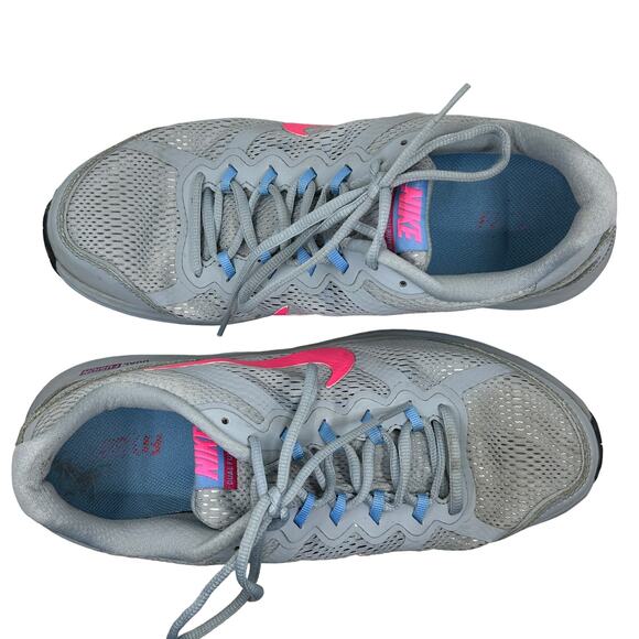 Nike Women's Dual Fusion Run 3 Grey/Pink Size 10 - Picture 1 of 8